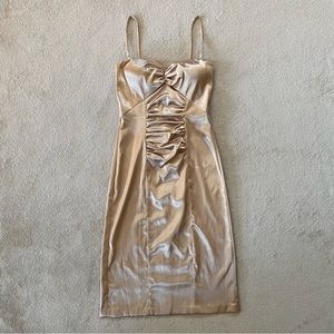 Gold Cocktail Dress